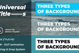 Universal Titles | DaVinci Resolve 49459448