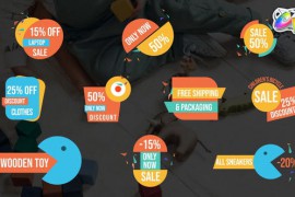 Colorful Sale Titles for FCPX 47471171