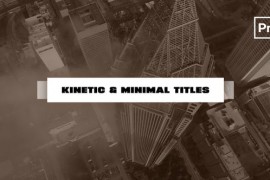Kinetic and Minimal Titles for Premiere Pro 45875464