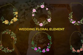 Wedding Colorful Floral Element 43899808