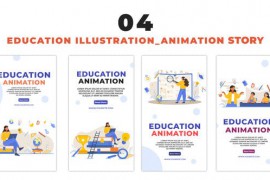 Educational Concept Flat Design Instagram Story 48662043