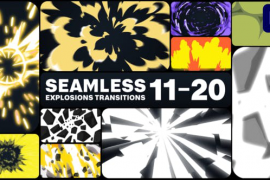 Seamless Explosions Transitions for Premiere Pro 47795318