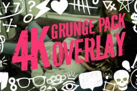 Grunge Pack Overlay 4K 50277754