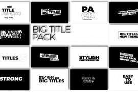 Big Titles 2.0 | FCPX & Apple Motion 44522685