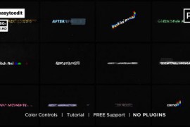 Glitch Titles Template 44637095