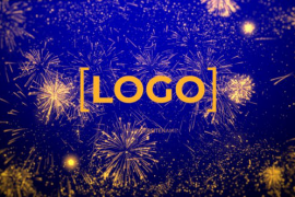 New Year Fireworks Logo FCP 49851657