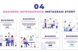 Business Infographics Flat Character Instagram Story 47440860