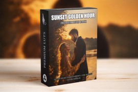 Sunset Golden Hour LUTs Pack - Cinematic Hollywood Film Look for Professional Video Grading
