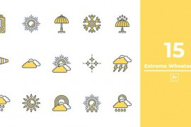 Extreme Wheater Icon Premiere Pro 50295301