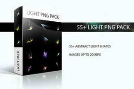 50+ Abstract Light Shapes PNG Pack