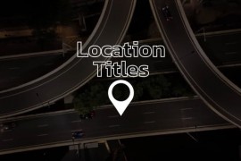 Location Titles | FCPX & Apple Motion 50954498