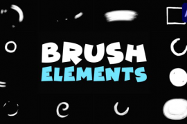Brush Elements | After Effects 48065381