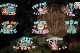 Christmas Cartoon Titles for FCPX 49965085