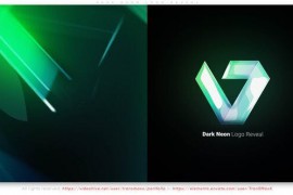 Dark Neon Logo Reveal 51589363
