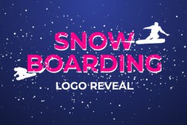 Snowboarding Logo Reveal 44153202