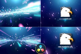 Cinematic Quick Streaks Logo - DaVinci Resolve 33088225