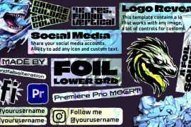 Foil Lower Third | Premiere Pro 46983798