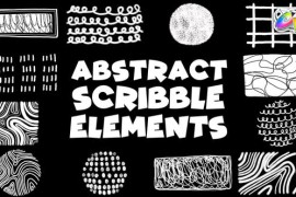 Brush Abstract Scribble Elements | FCPX 48028633