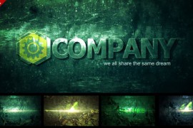 Cinematic 3D Glass Logo Reveal 4866504