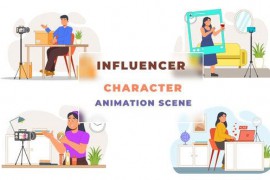 Influencer Animation Scene 43069508