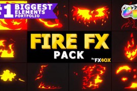 2D FX Fire Elements | FCPX 24233606