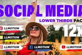 Social Media Lower Thirds 46192597