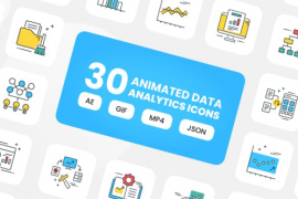 Animated Data Analytics Icons 47659391