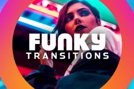 Funky Transitions Pack: 42 Vibrant Effects in 4 Styles with Color Control for Premiere Pro 44761784