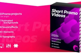 Short Promo Videos. Set v.1 (Promo projects | Sound FX | Typography & more) 25854519