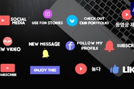 Social Media Subscribe Buttons | After Effects 47963172