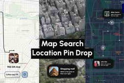 Free Download:Map Search & Location Pin Drop 60385028
