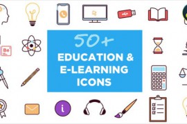Animated Icons for Education and E-learning for DaVinci Resolve 50808920
