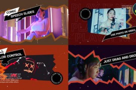 Comic Speech Slides for DaVinci Resolve 51740480