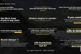 Modern Quotes Titles v2.0 | Premiere Pro 44938375