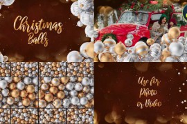 Christmas Balls Opener And Transitions for DaVinci Resolve 42342667