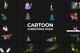 Cartoon Christmas Animations for FCPX 48999711
