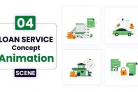 Loan Sarvice Concept Illustration Animation 52756998
