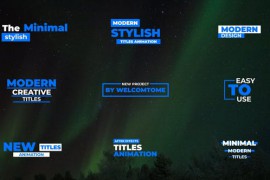 Big Modern Titles | FCPX & Apple Motion 47415562