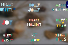 Christmas Greetings Phrases | After Effects 49325081