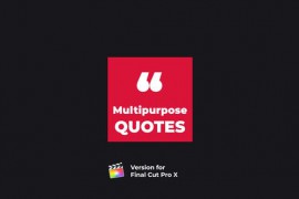 Multipurpose Quotes | Final Cut Pro X 44923426