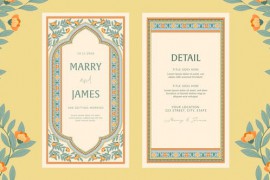 Indian Wedding Invitation Template 47594107