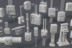 Free Download:Artstation – Industrial Switches – 20 pieces