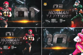 Sports Player Introducing // Powerful Sport Team Intro // Player Profile 46179770