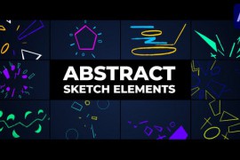 Abstract Sketch Elements | After Effects 46148377