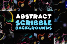 Abstract Scribble Backgrounds | After Effects 45545838