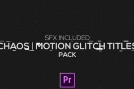 Chaos | Motion Glitch Titles | MOGRT for Premiere Pro 21829974