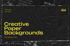 Creative Paper Backgrounds MOGRT 56214216