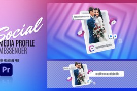 Social Media Profile Messenger - Premiere Pro 48453959