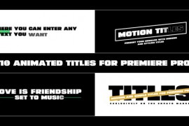 Miscellaneous Text Animations for Premiere Pro 47395686
