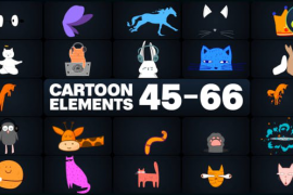 Cartoon Elements for DaVinci Resolve 47823630